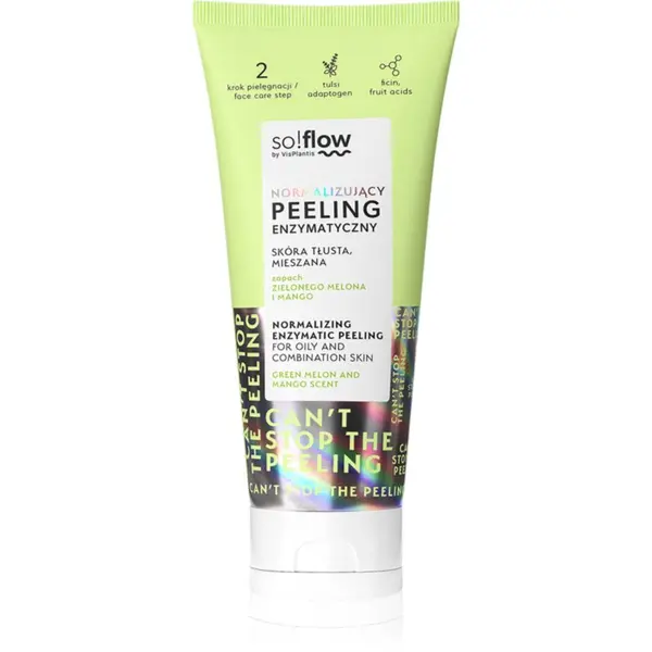 so!flow so!flow Normalizing Face Peeling globinsko čistilni piling za mastno kožo 75 ml