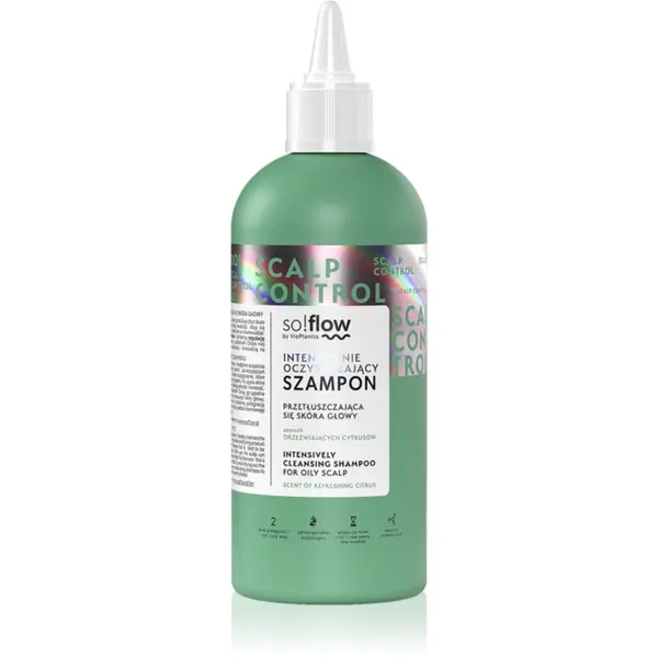 so!flow so!flow Oily Scalp Intensively Cleansing Shampoo čistilni šampon za mastno lasišče 200 ml