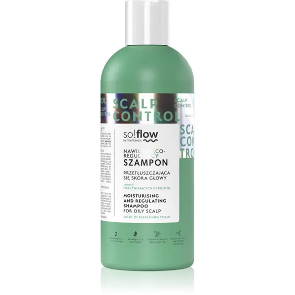 so!flow so!flow Oily Scalp Moisturizing and Regulating Shampoo vlažilni šampon za mastno lasišče 400 ml