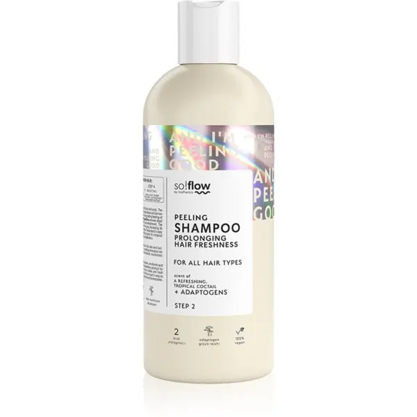 so!flow so!flow Peeling Shampoo Prolonging Hair Freshness piling šampon za mastno lasišče 400 ml
