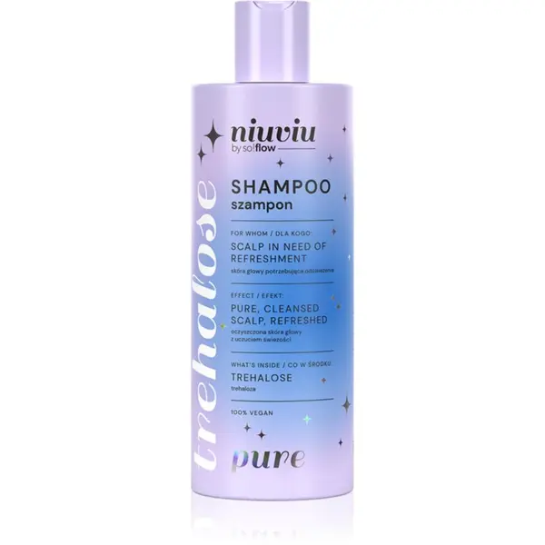 so!flow so!flow PURE Deeply Cleansing Hair Shampoo With Trehalose čistilni šampon za mastno lasišče 300 ml
