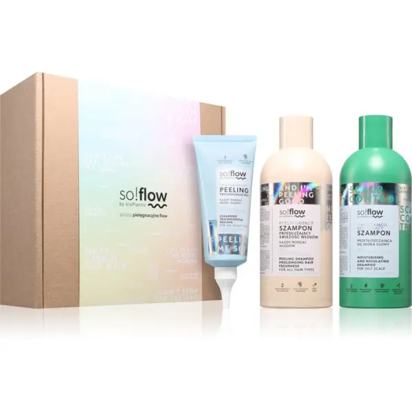 so!flow so!flow Scalp Detox & Deep Cleansing Set darilni set za mastno lasišče
