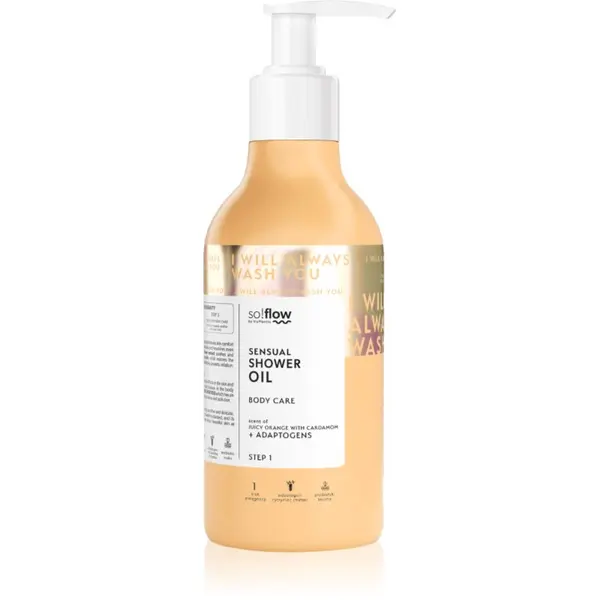 so!flow so!flow Sensual Shower Oil olje za prhanje za suho kožo Orange with Cardamom 400 ml