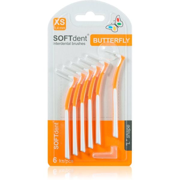SOFTdent SOFTdent Butterfly XS medzobna ščetka 0,4 mm 6 kos