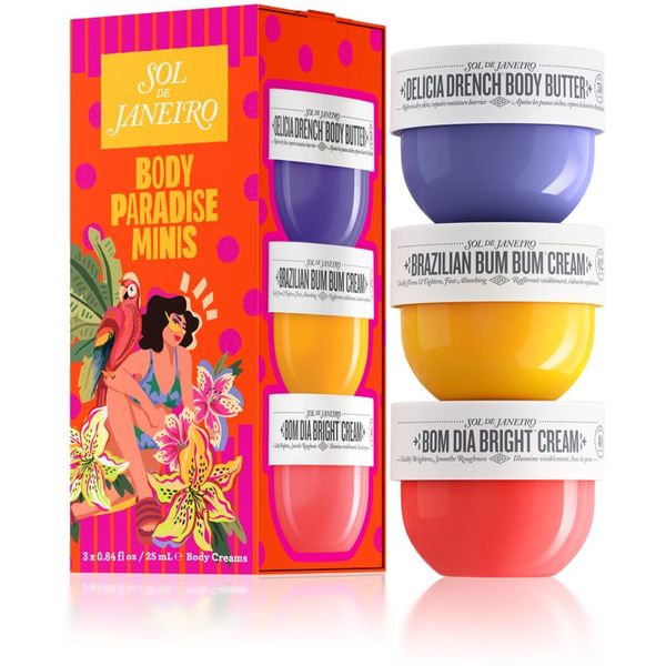 Sol de Janeiro Sol de Janeiro Body Paradise Minis darilni set (za prehrano in hidracijo)