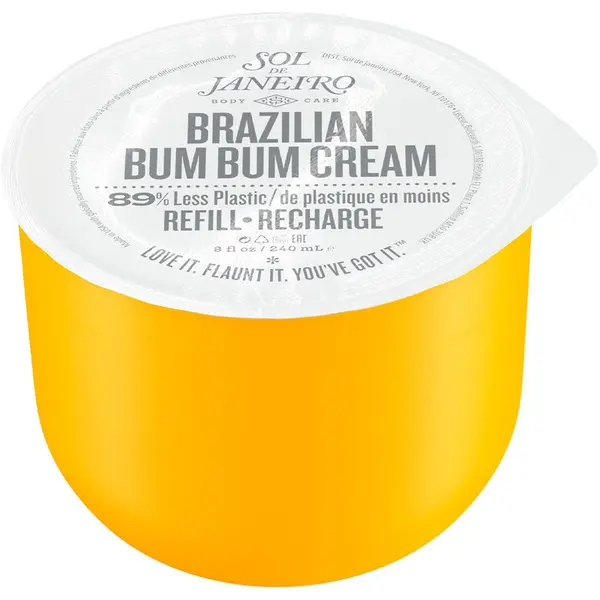 Sol de Janeiro Sol de Janeiro Brazilian Bum Bum Cream učvrstitvena in gladilna krema za zadnjico in boke nadomestno polnilo 240 ml