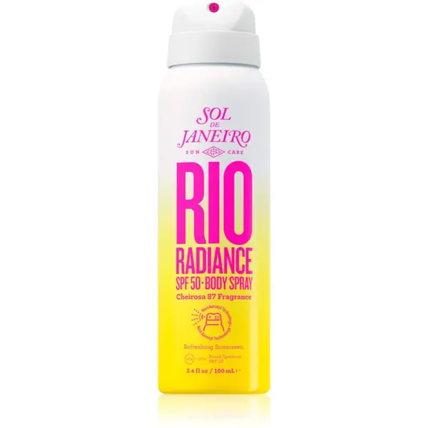 Sol de Janeiro Sol de Janeiro Rio Radiance SPF 50 osvežilno in vlažilno pršilo za zaščito kože SPF 50 100 ml