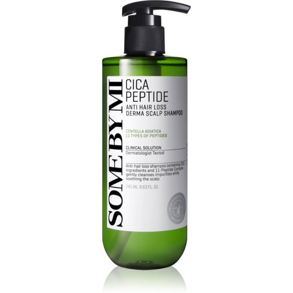 Some By Mi Some By Mi Cica Peptide Derma Scalp Shampoo krepilni šampon proti izpadanju las s pomirjajočim učinkom 285 ml