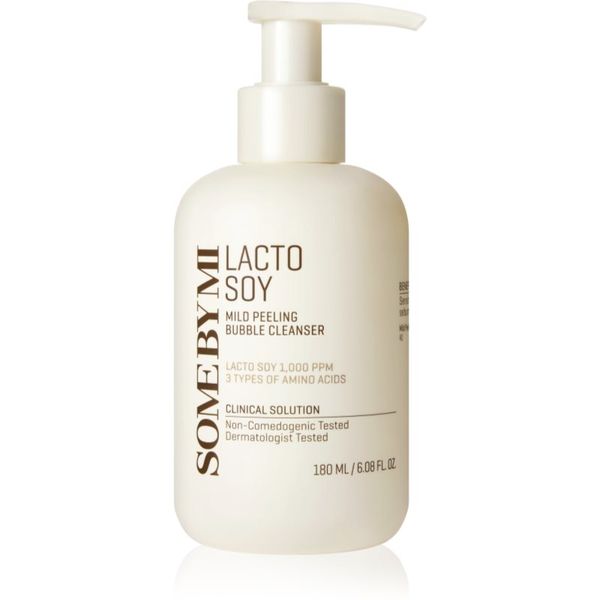 Some By Mi Some By Mi Lactosoy Mild Bubble Peeling Cleanser nežni čistilni piling za občutljivo kožo 180 ml