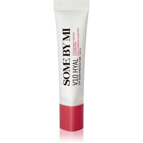 Some By Mi Some By Mi V10 Hyal Lip Sun Protector zaščitni balzam za ustnice SPF 15 odtenek Berry 7 ml