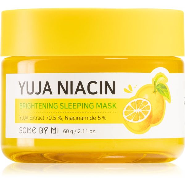 Some By Mi Some By Mi Yuja Niacin Brightening posvetlitvena nočna maska 60 g