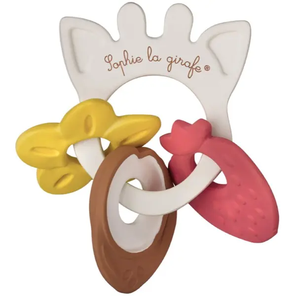 Sophie La Girafe Sophie La Girafe Vulli Fragrance Ring igrača Vanilla, Strawberry and Coconut 1 kos