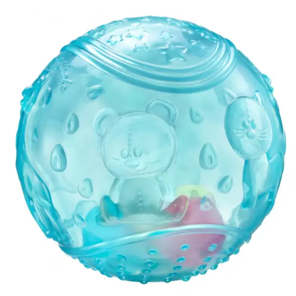 Sophie La Girafe Sophie La Girafe Vulli Sensory Ball ropotuljica Blue 3m+ 1 kos