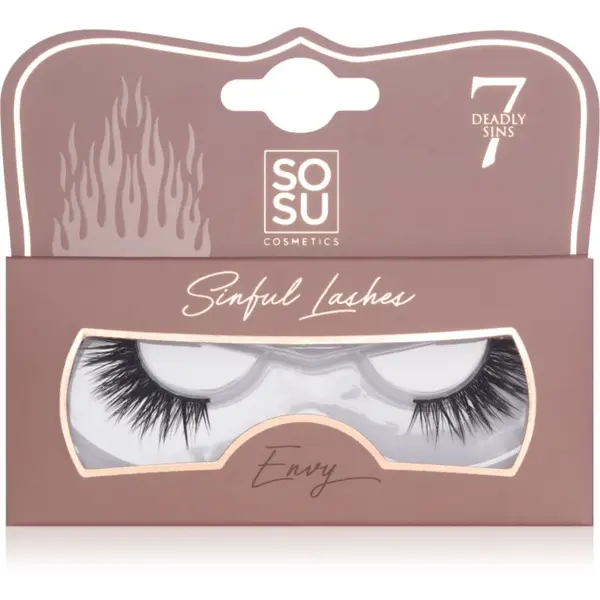 SOSU Cosmetics SOSU Cosmetics 7 Deadly Sins Lashes umetne trepalnice Envy 1 kos