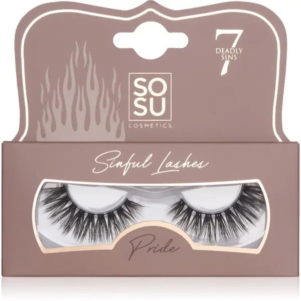 SOSU Cosmetics SOSU Cosmetics 7 Deadly Sins Lashes umetne trepalnice Pride 1 kos