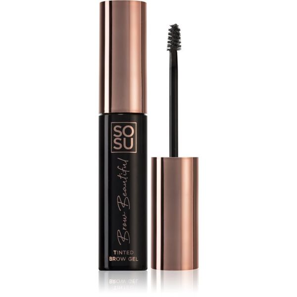 SOSU Cosmetics SOSU Cosmetics Brow Beautiful gel za obrvi odtenek 04 Dark Ebony 5 ml