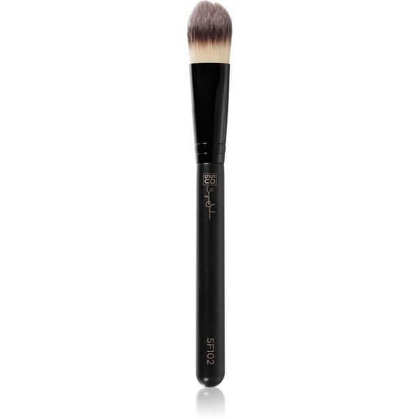 SOSU Cosmetics SOSU Cosmetics Brush Foundation ploščat čopič za make-up Sf102 1 kos