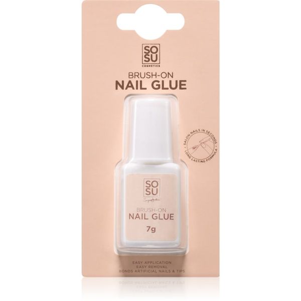 SOSU Cosmetics SOSU Cosmetics Brush-On Nail Glue lepilo za nohte 7 ml