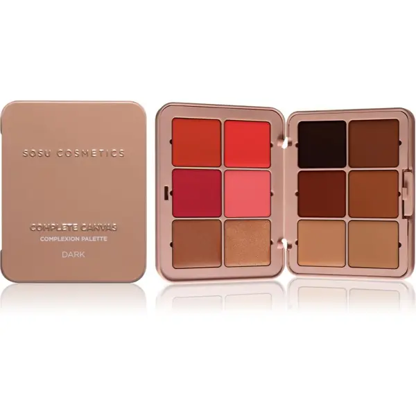 SOSU Cosmetics SOSU Cosmetics Complete Canvas Complexion Palette večnamenska paleta za obraz odtenek 26.4 g