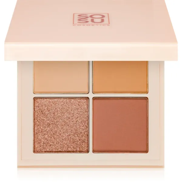 SOSU Cosmetics SOSU Cosmetics Eyeshadow Quad paleta senčil za oči odtenek Nude 4.8 g