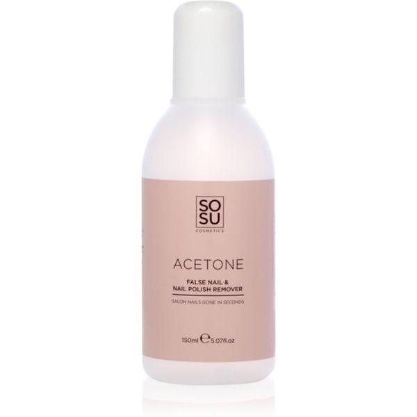 SOSU Cosmetics SOSU Cosmetics Gone Girl Acetone odstranjevalec laka za nohte 150 ml