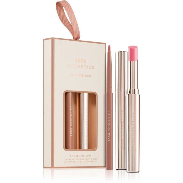 SOSU Cosmetics SOSU Cosmetics Lip Luxe Duo darilni set za ustnice odtenek Pink