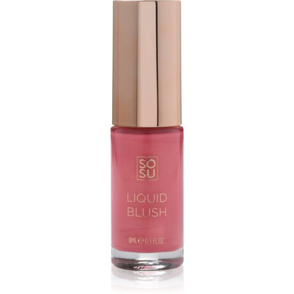 SOSU Cosmetics SOSU Cosmetics Liquid Blush tekoče rdečilo odtenek Rose Radiance 8 ml