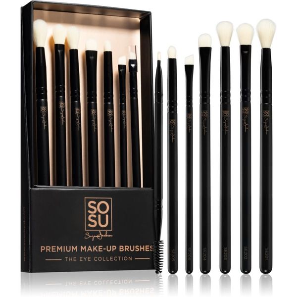 SOSU Cosmetics SOSU Cosmetics Premium Brushes The Eye Collection set čopičev 7 kos