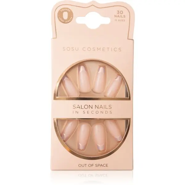 SOSU Cosmetics SOSU Cosmetics Salon Nails umetni nohti odtenek Out Of Space 30 kos
