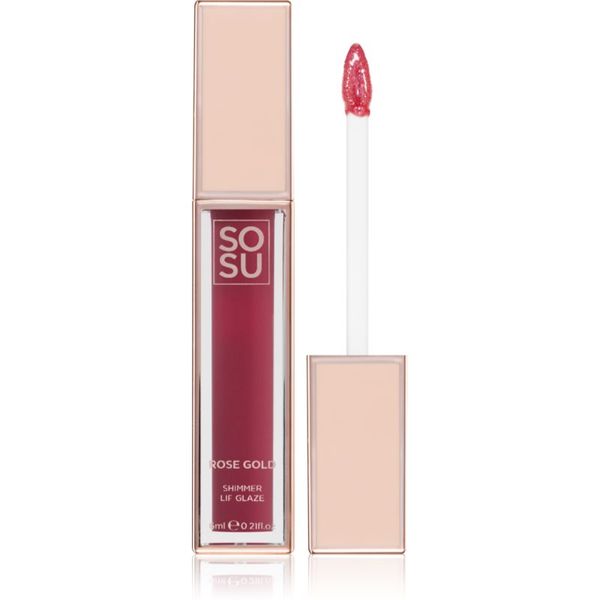 SOSU Cosmetics SOSU Cosmetics Satin Lip Glaze vlažilni sijaj za ustnice odtenek Berry Sweet 6 ml