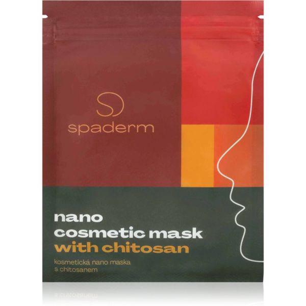 Spaderm Spaderm Nano Cosmetic Mask with Chitosan pomlajevalna maska 1 kos