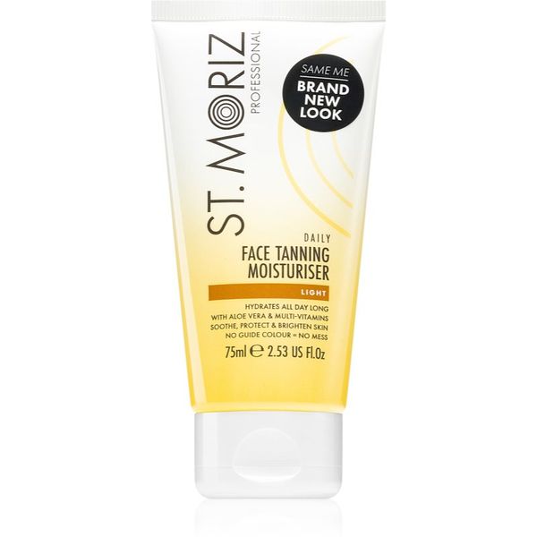 St. Moriz St. Moriz Daily Tanning Face Moisturiser vlažilna samoporjavitvena krema  za obraz vrsta Light 75 ml