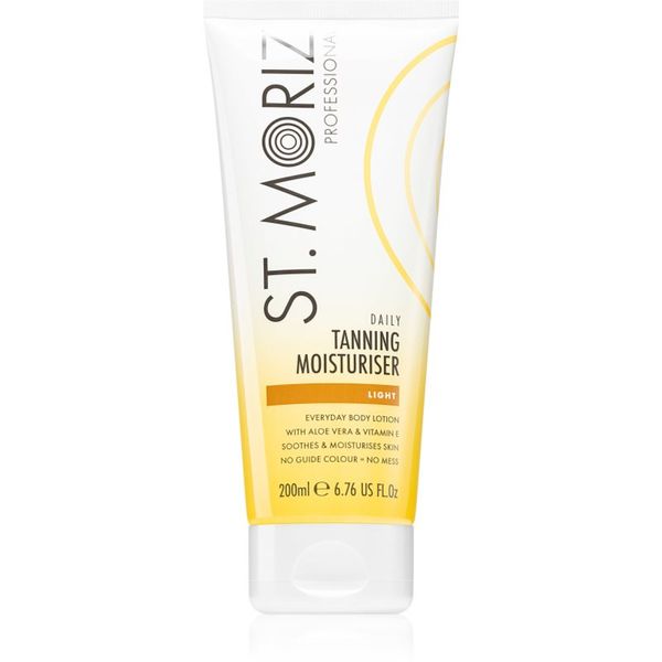 St. Moriz St. Moriz Daily Tanning Moisturiser vlažilna samoporjavitvena krema  prozoren vrsta Light 200 ml