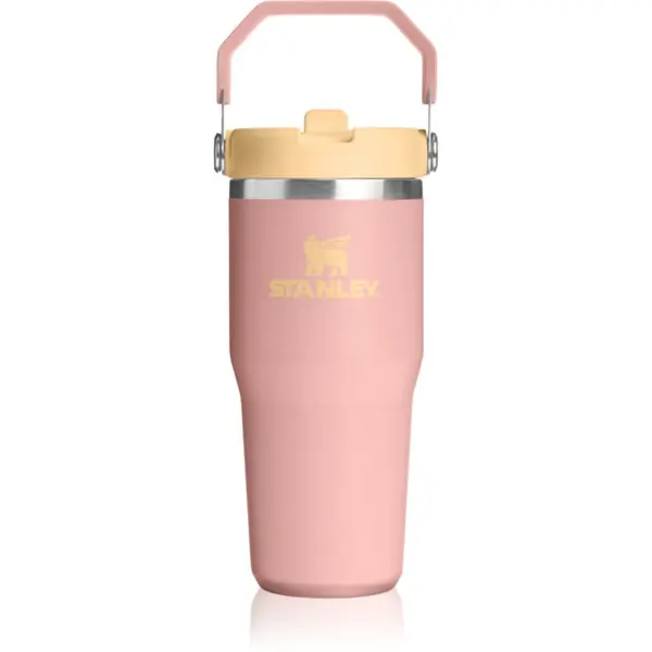 Stanley Stanley IceFlow™ Flip Straw 2.0 Tumbler termovka iz nerjavnega jekla Peach Rose 410 ml