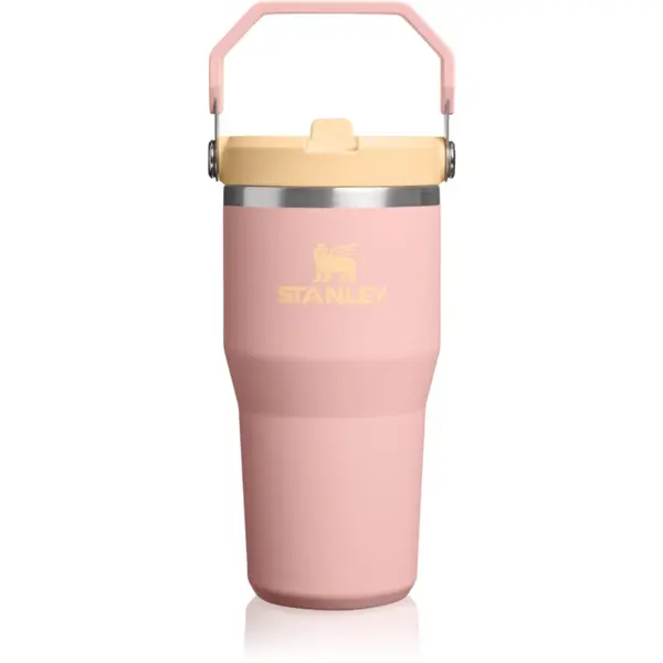 Stanley Stanley IceFlow™ Flip Straw 2.0 Tumbler termovka iz nerjavnega jekla Peach Rose 590 ml