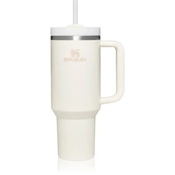 Stanley Stanley Quencher H2.O FlowState™ Tumbler lonček iz nerjavečega jekla s slamico velik Cream Tonal 1180 ml