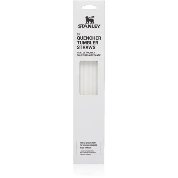 Stanley Stanley The Quencher Tumbler Straws nadomestne slamice 1180 ml Transparent 4 kos