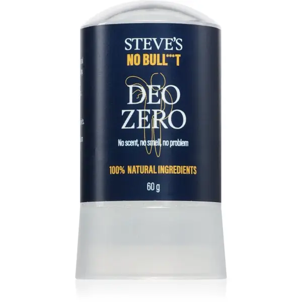 Steve's Steve's No Bull***t Deo Zero naravni trdi deodorant za moške in ženske 60 g
