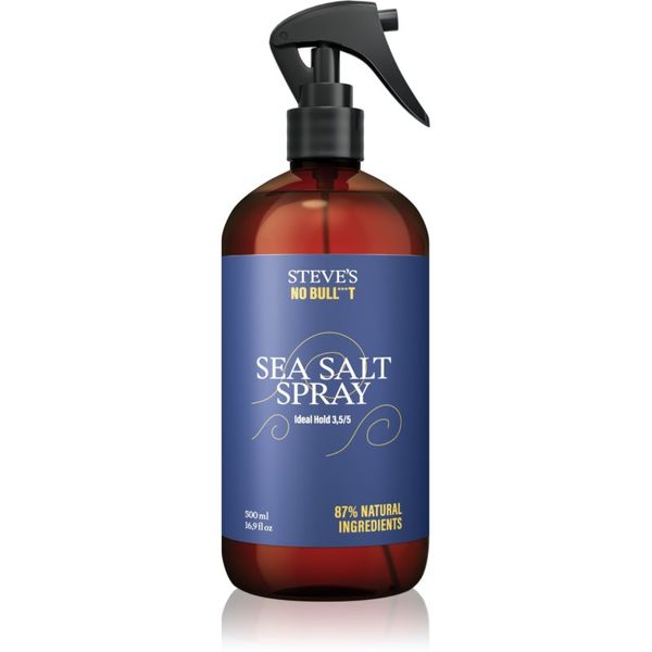 Steve's Steve's No Bull***t Sea Salt Spray stiling pršilo z morsko soljo za moške 500 ml