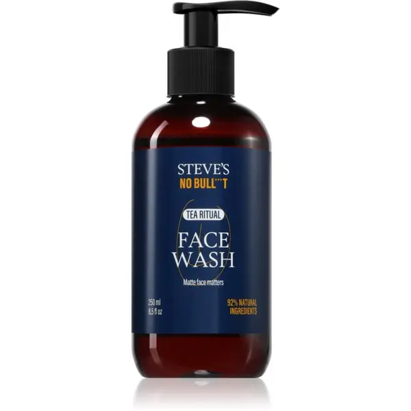 Steve's Steve's No Bull***t Tea Ritual Face Wash čistilni gel za obraz za moške 250 ml