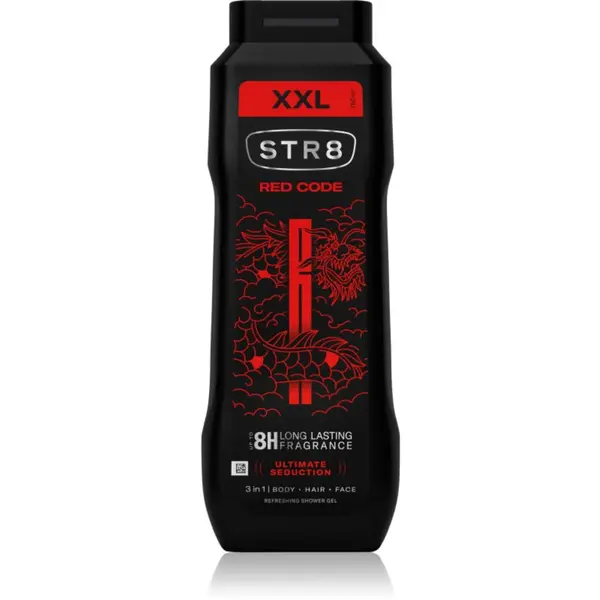 STR8 STR8 Red Code Shower Gel gel za prhanje 3v1 za moške 750 ml