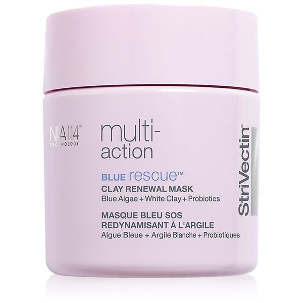 StriVectin StriVectin Multi-Action Blue Rescue Clay Renewal Mask čistilna maska za obraz iz ilovice z vlažilnim učinkom 94 g