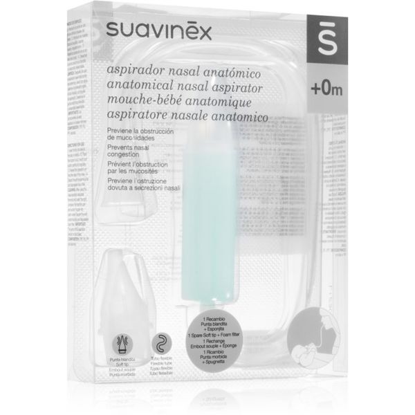 Suavinex Suavinex Anatomical Nasal Aspirator aspirator za čiščenje nosu 0 m+ 1 kos