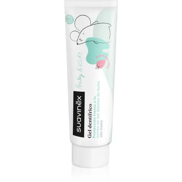Suavinex Suavinex Baby & Kids otroška zobna pasta z jagodnim okusom 50 ml