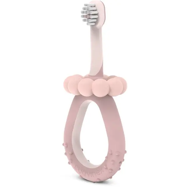 Suavinex Suavinex Baby Training Toothbrush zobna ščetka za otroke 0-2 y Pink 1 kos