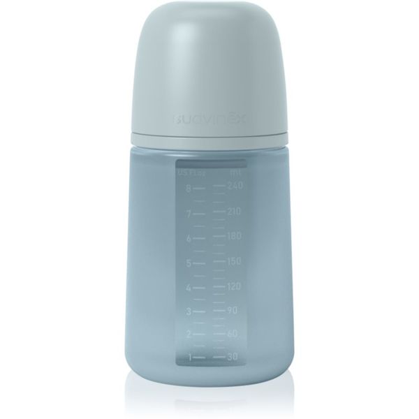 Suavinex Suavinex Colour Essence SX Pro steklenička za dojenčke Medium Flow - Immensity Blue 240 ml