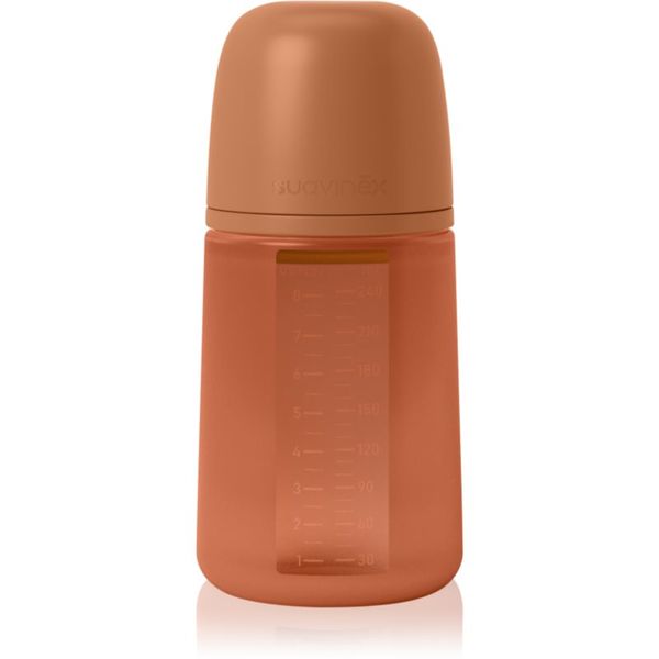 Suavinex Suavinex Colour Essence SX Pro steklenička za dojenčke Medium Flow - Sunset Orange 240 ml
