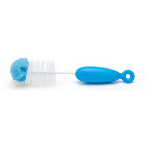 Suavinex Suavinex Duo Baby Bottle Brush krtača za čiščenje Blue 1 kos