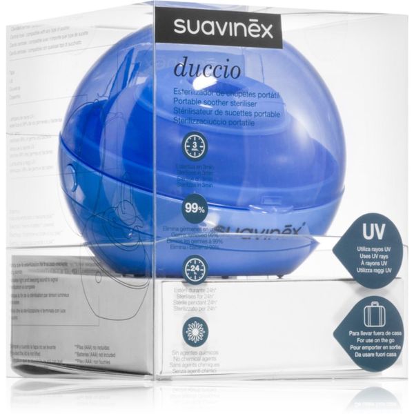 Suavinex Suavinex Portable Soother Steriliser UV-sterilizator Blue 1 kos