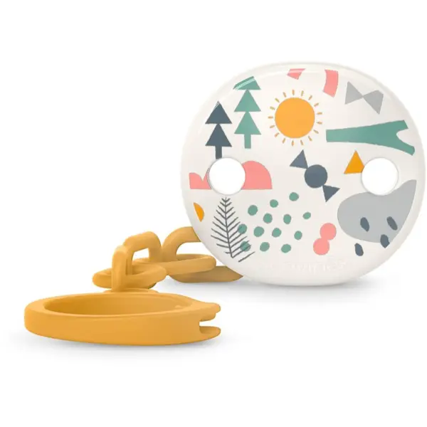 Suavinex Suavinex Walk Soother Clip držalo za dudo Yellow 1 kos